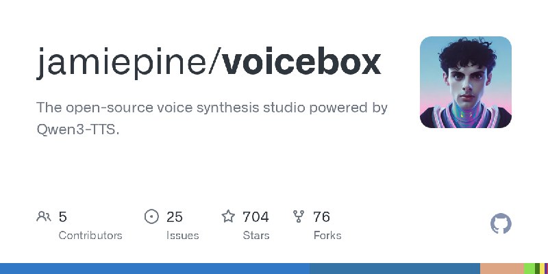 GitHub - jamiepine/voicebox: The open-source voice synthesis studio powered by Qwen3-TTS.