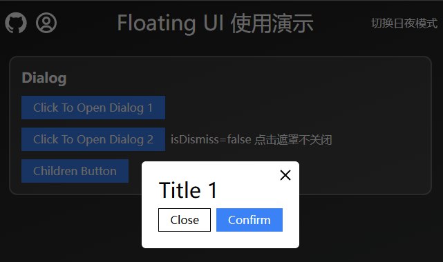 Floating UI Experience Sharing - Dialog - cos