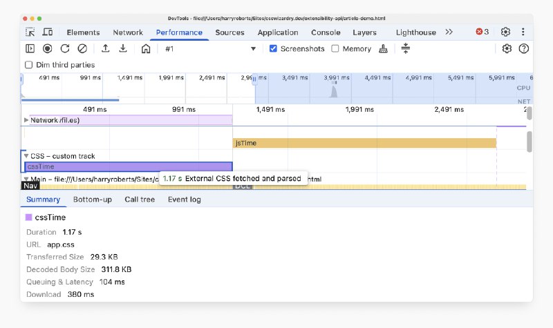 Making Sense of the Performance Extensibility API – CSS Wizardry
