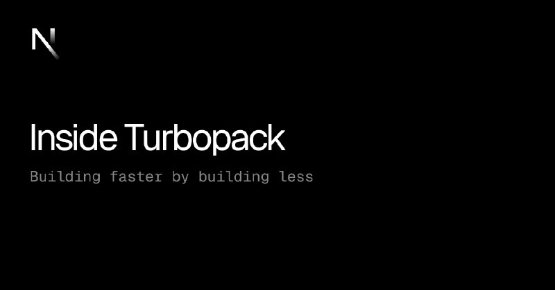 Inside Turbopack: Building Faster by Building Less