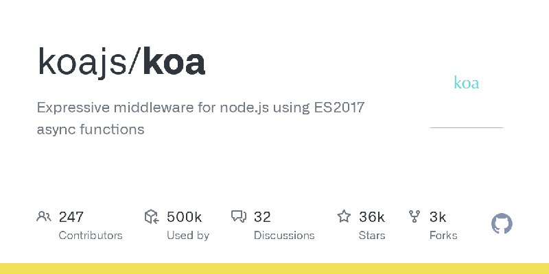 Releases · koajs/koa