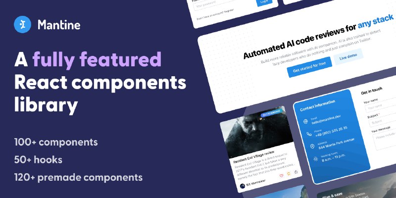 Version v8.0.0 | Mantine