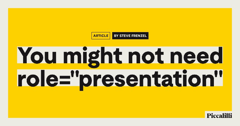 You might not need role=