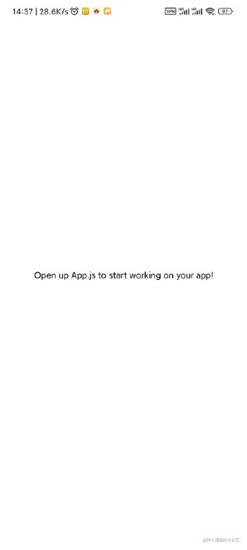 RN 学习小记之使用 Expo 创建项目 - cos