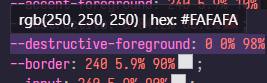 #tools #vscode #插件 #hsl最近用 shadcn 搭项目，这个插件挺好shadcn Color PreviewAI 摘要：shadcn Color Preview 是一款 Visual Studio Code 插件，提供基于 shadcn 语法的 HSL 颜色预览功能