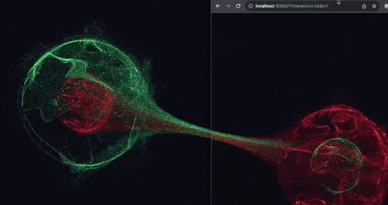 #前端 #demo #webGL #设计 好酷的多窗口互动：