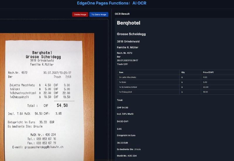 #AI #OCR 挺NB的