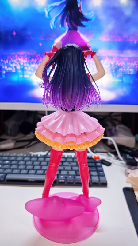 #碎碎念 #新手办新手办！这面雕，这大小，这居然是 129 的景品手办，太棒了吧🥰🥰关于 TAITO 为什么是神！还有爱酱居然是踩在星星上的！看商品图的时候没留意