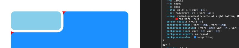 #优质博文 #前端 #css NB，radial-gradient 还能这么用