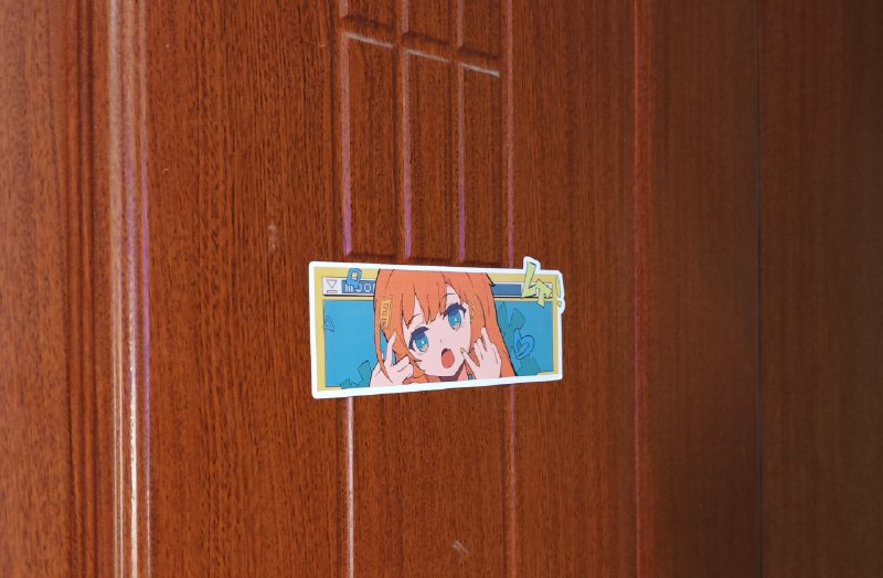 #碎碎念“你快看！这个门后面住了个二次元”