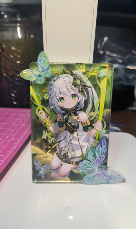 #碎碎念 #手工 #流麻第一次做流麻，真不容易呜呜呜呜呜呜呜万幸的是没有漏油但是板子盖歪了点，将就看呜呜呜呜【【流麻初体验】忍不住做了可爱的纳西妲！-哔哩哔哩】 