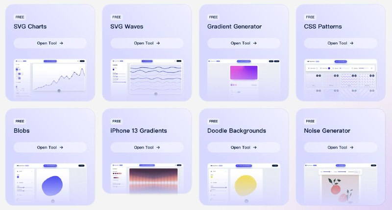 #资源推荐 #tools #前端 #设计 MagicPattern 可以创建无限的高品质背景图形，该工具旨在通过提供易于使用的编辑器来节省传统上花费在自定义插图上的时间和金钱