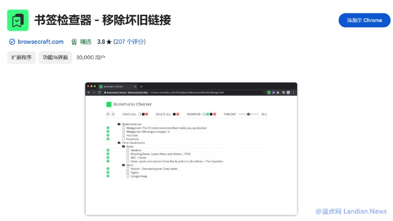 #安全资讯 扩展程序「书签检查器」存在恶意劫持行为，会将谷歌搜索等网站劫持到货币化广告网络，建议用户删除