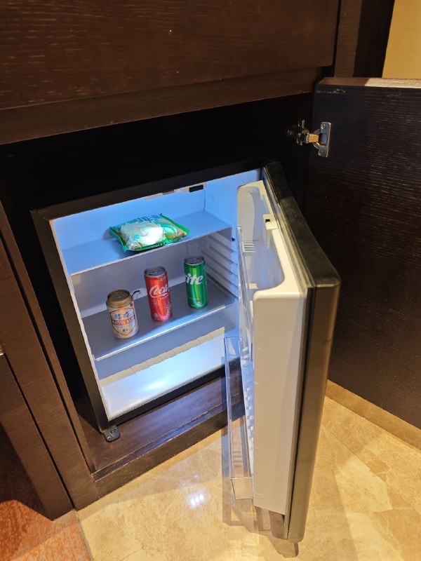 #碎碎念 #旅游商务酒店不得不品的三大操作：柜子里面放冰箱，柜子里面放保险箱，特别拉的风力不行的破吹风机