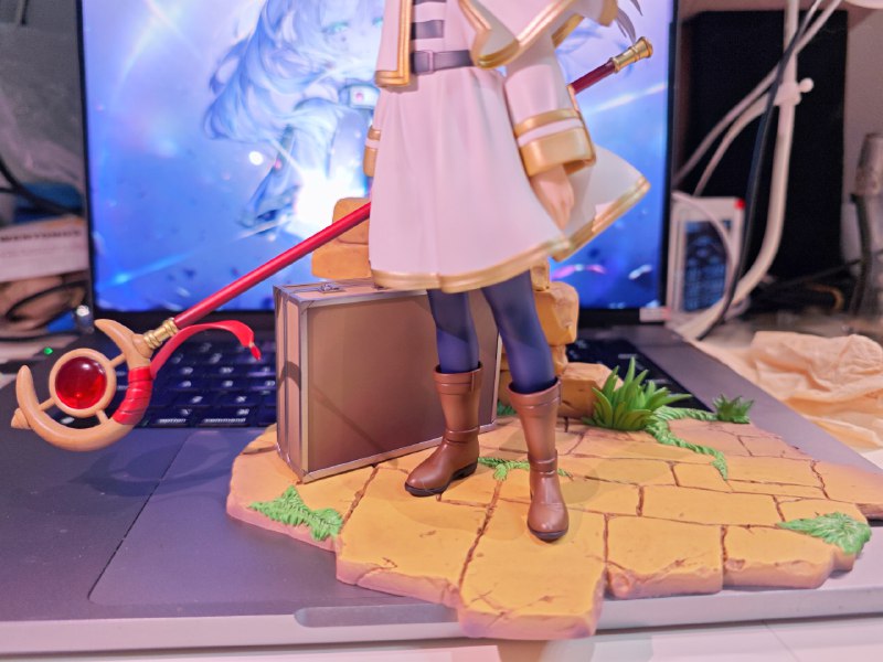 #新手办 #碎碎念 GSC 的芙莉莲到了！神！面雕也很好看，但是我拍的太匆忙了ww明天再拍细节