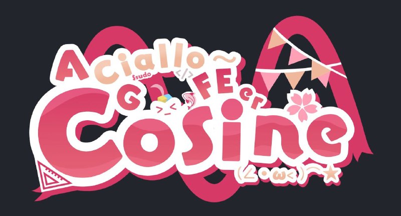 #碎碎念用 figma 画了一下 kawaii （或者叫uwu / vtuber） 风格的Logo 玩玩儿～ 好欸，加了亿点点自己的想法嘿嘿嘿figma还是挺好玩的（？）非专业设计第一次用 figma 画 logo 喵